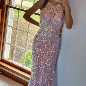Purple / Lavender Camille La Vie Prom Dress size 0